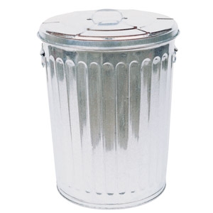 30 Gal. Galvanized Trash Can just $17.99!